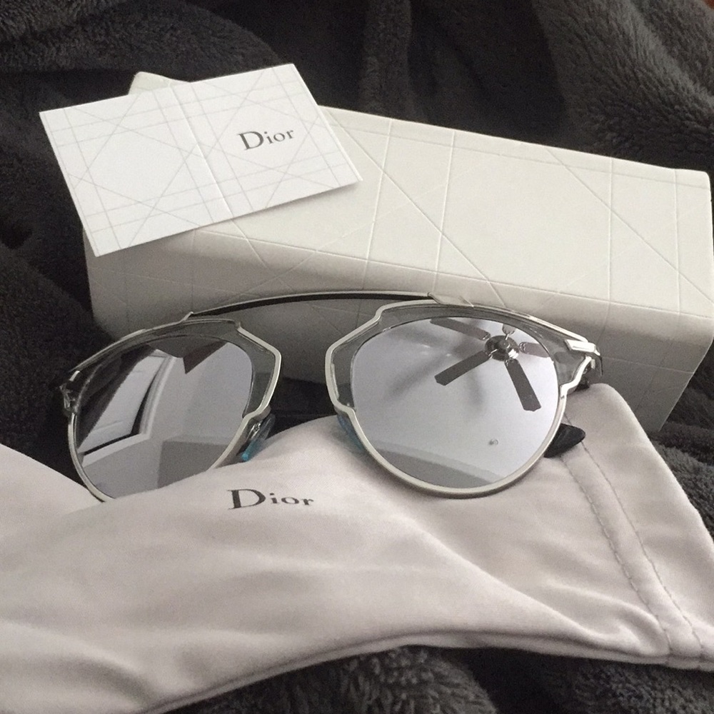 Dior So Real Silver Sunglasses - Picture 2 of 6